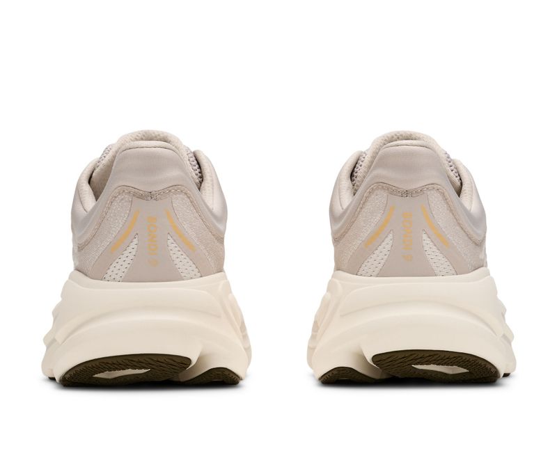 Hoka W Bondi 9 River Rock Grey/Alabaster