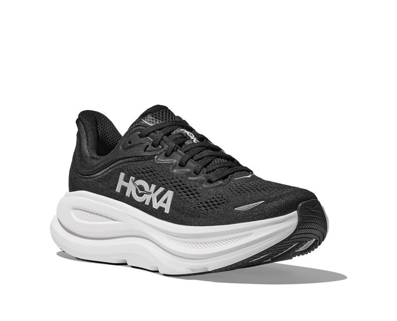 Hoka M Bondi 9 Wide Black/White
